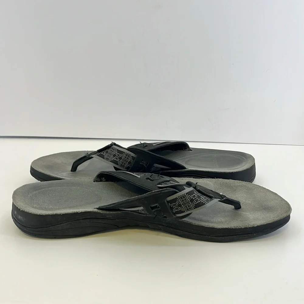 Merrell Rosarita Black & Gray Flip Flop Sandals - Men’s Size 13